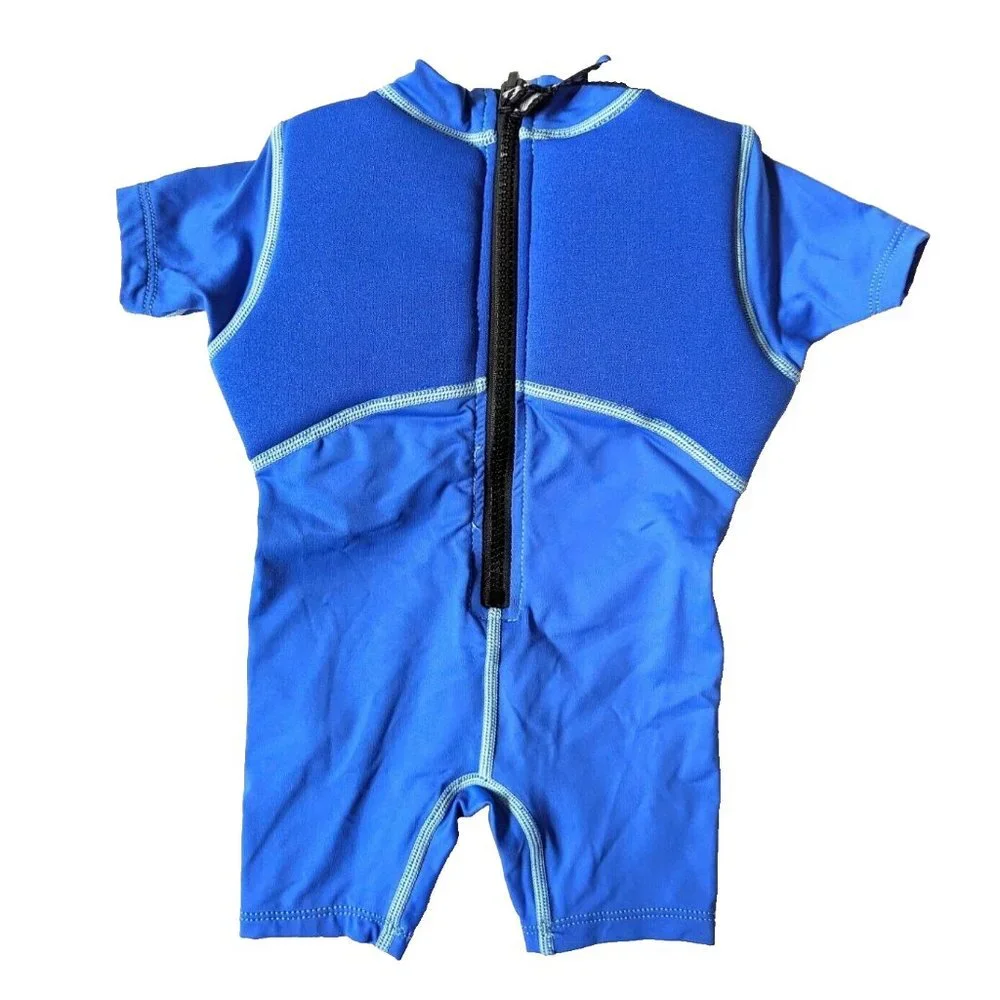 Kids Bare Dolphin Floaty Shorty Wetsuit 1mm Warm 50+ UV Protection 2Y BL… - Picture 5 of 6